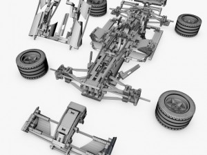 lego 8674 f1 racers 3D Модель