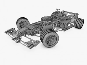 lego 8674 f1 racers 3D Model