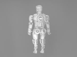 atom 3Dモデル