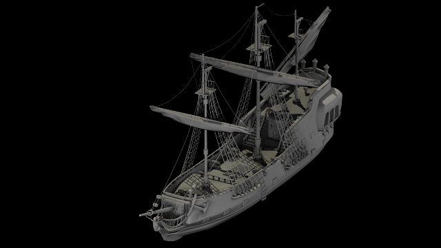 Pirate Ship 3d Model In Sailboat 3dexport