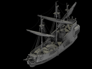 one piece thousand sunny pirate ship Gratis Modello 3D in Nave a vela  3DExport