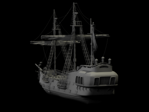 pirate ship 3Dモデル