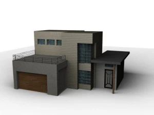casa de los &aacute;ngeles Modelo 3D
