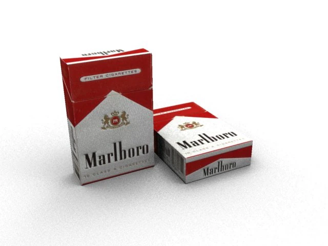 marlboro 3D Model .c4d .max .obj .3ds .fbx .stl .blend 