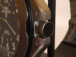 timex wrist watch 3D Model
