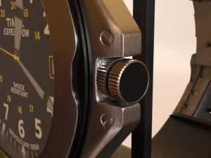 timex wrist watch 3D Model