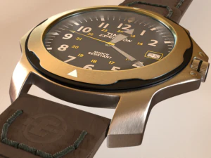 timex wrist watch 3D Model