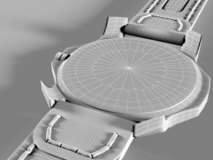 timex wrist watch 3D Model