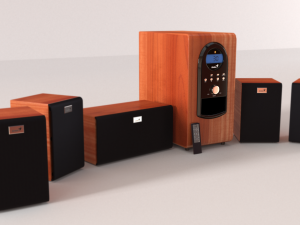 genius surround system Modello 3D