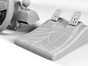 logitech gaming wheel 3D Model