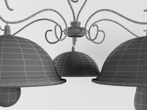 bronze chandelier 3D Model