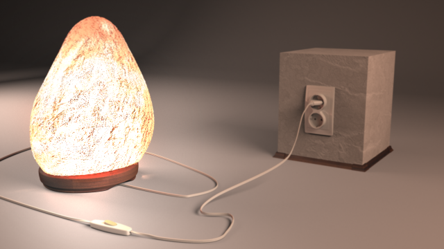 himalayan salt lamp 3Dモデル .c4d .max .obj .3ds .fbx .stl .blend 