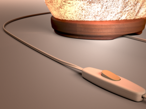 himalayan salt lamp 3Dモデル
