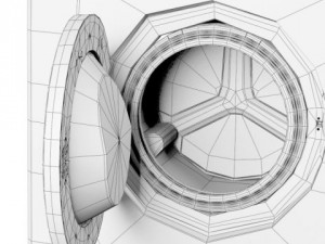 beko washing machine 3D Model