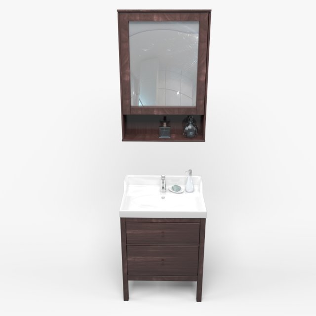 bathroom basin 3Dモデル .c4d .max .obj .3ds .fbx .stl .blend 