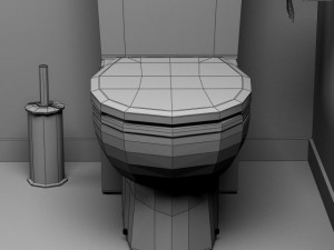 toilet Model 3D
