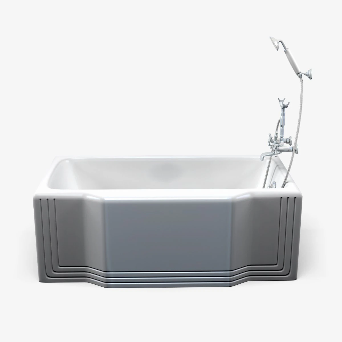 vasca Modello 3D .c4d .max .obj .3ds .fbx .stl .blend 