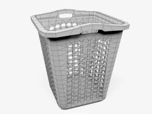 panier &agrave; linge Modèle 3D