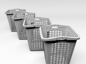 laundry basket 3Dモデル