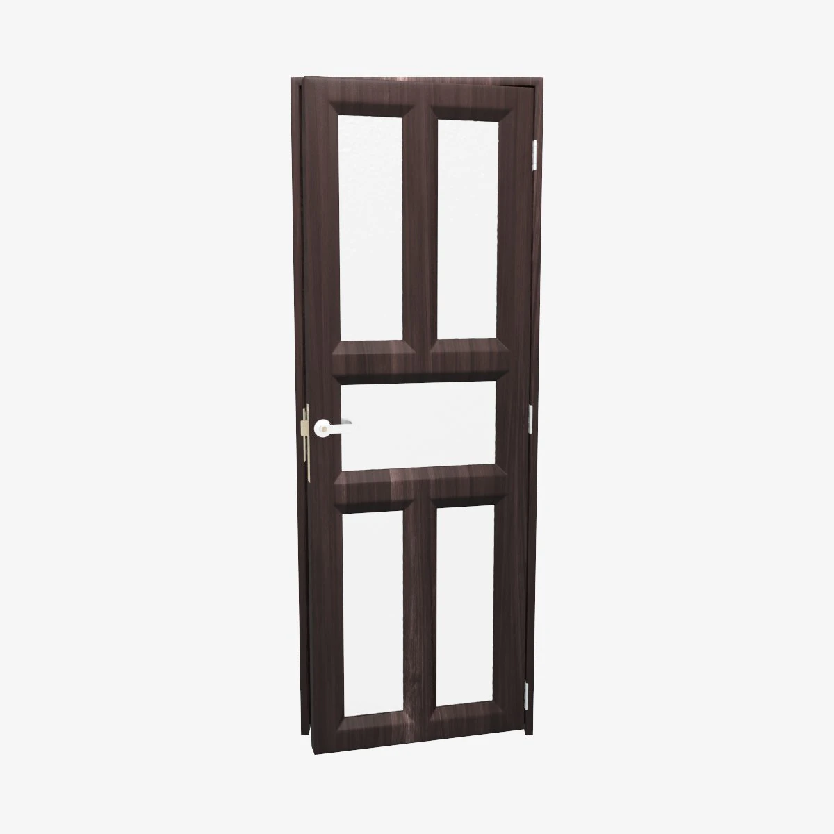 bathroom door 3D Model .c4d .max .obj .3ds .fbx .stl .blend 