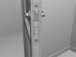 bathroom door 3D Model