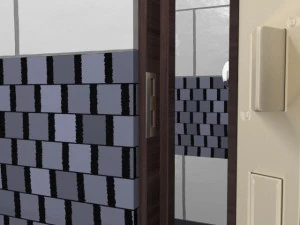 bathroom door 3D Model