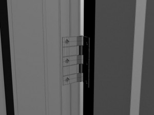 bathroom door 3D Model
