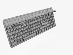 logitech solar keyboard k750 pc 3D Model