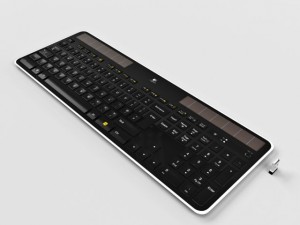 logitech solar keyboard k750 pc Model 3D