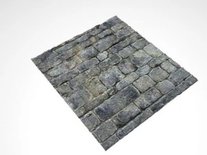 3d stone wall 3D Model