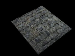 3d stone wall 3D Model