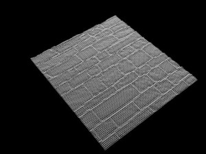 3d stone wall Modello 3D