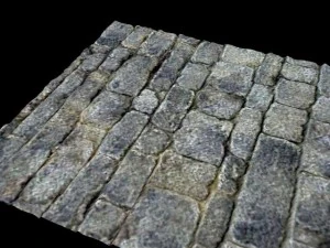 3d stone wall 3D Model