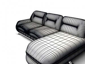 large neoplan sofa 3D मॉडल