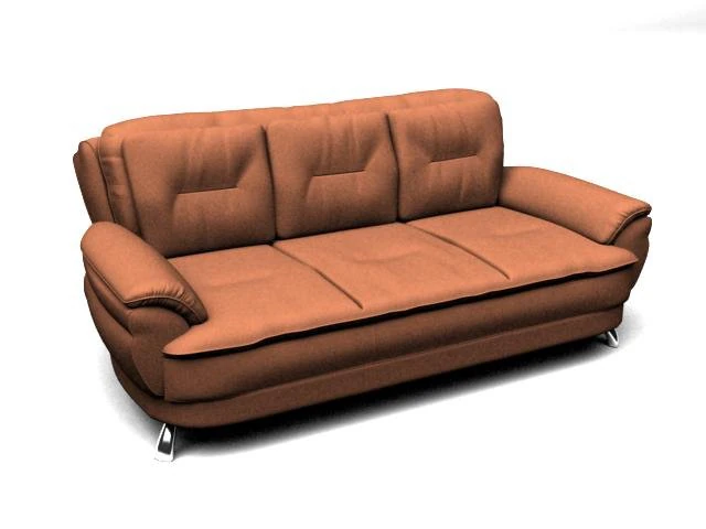 L&ouml;wensofa 3D Modell .c4d .max .obj .3ds .fbx .stl .blend 