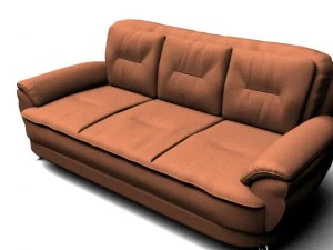 L&ouml;wensofa 3D Modell