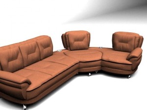 large lion sofa 3D Model