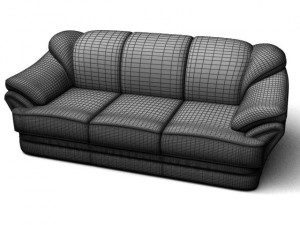 paradise sofa 3D मॉडल