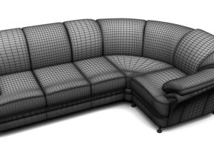 large paradise sofa Modello 3D