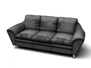 laguna sofa 3D मॉडल