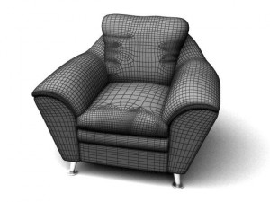 laguna sofa 3D मॉडल