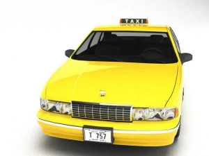 chevrolet caprice taxi 3D Model