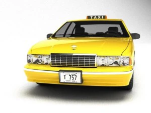 chevrolet caprice taxi 3D Model