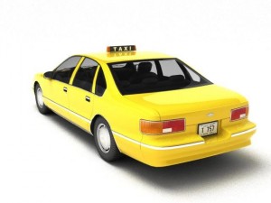 chevrolet caprice taxi Modèle 3D