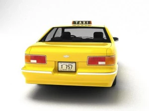 chevrolet caprice taxi 3D Model