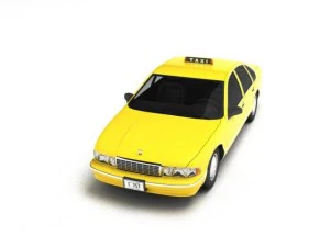 chevrolet caprice taxi 3D Model