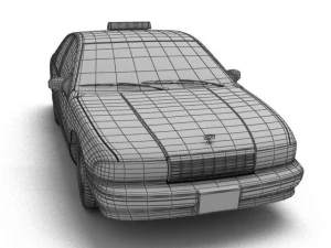 chevrolet caprice taxi 3D Model
