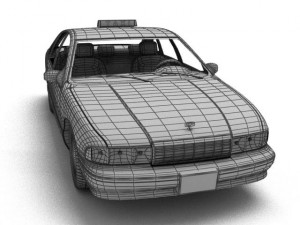 chevrolet caprice taxi Modèle 3D