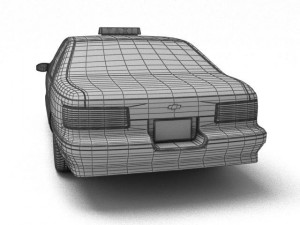chevrolet caprice taxi Modèle 3D