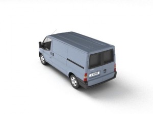 ford transit Modello 3D